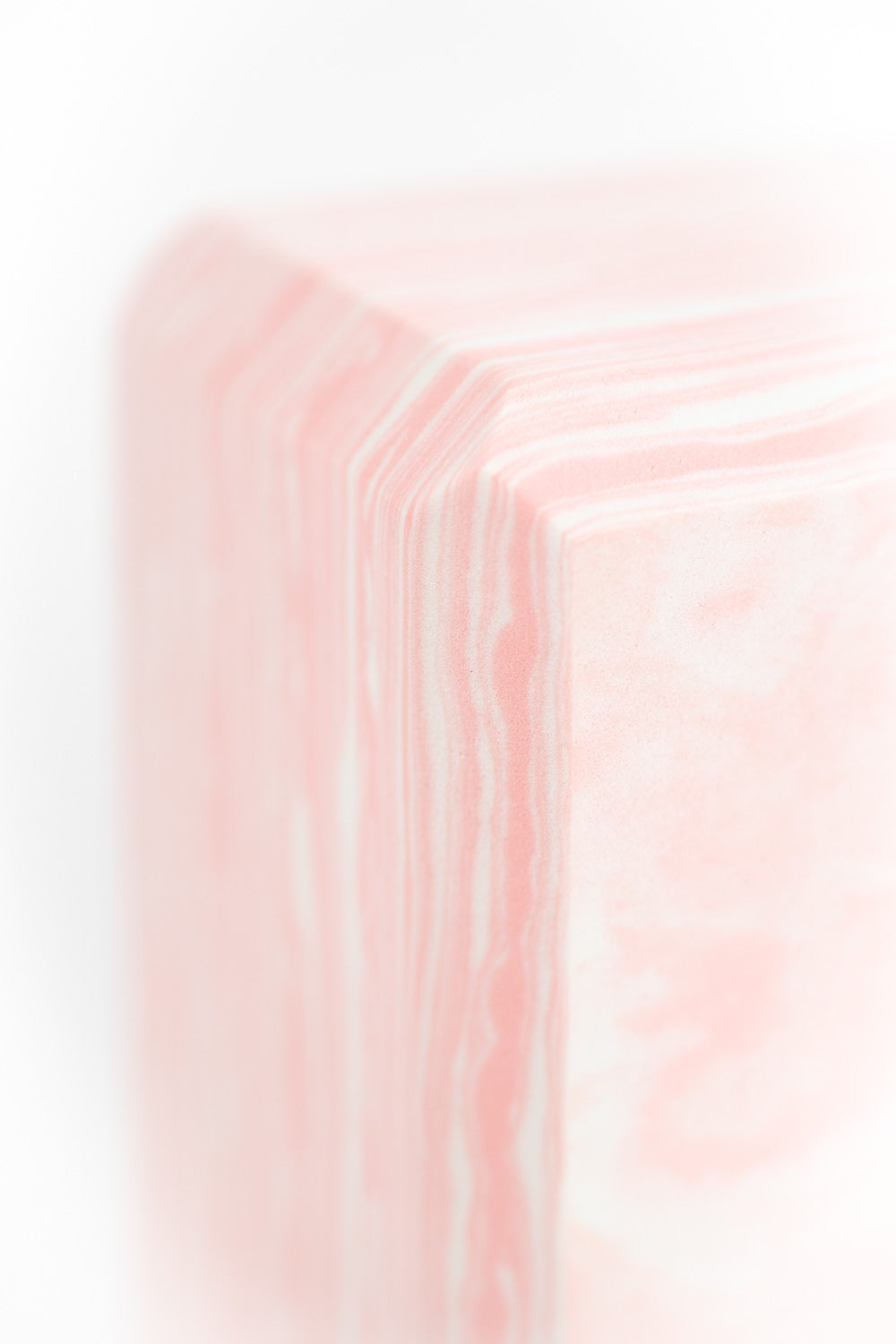 Yoga Block Marble Rose