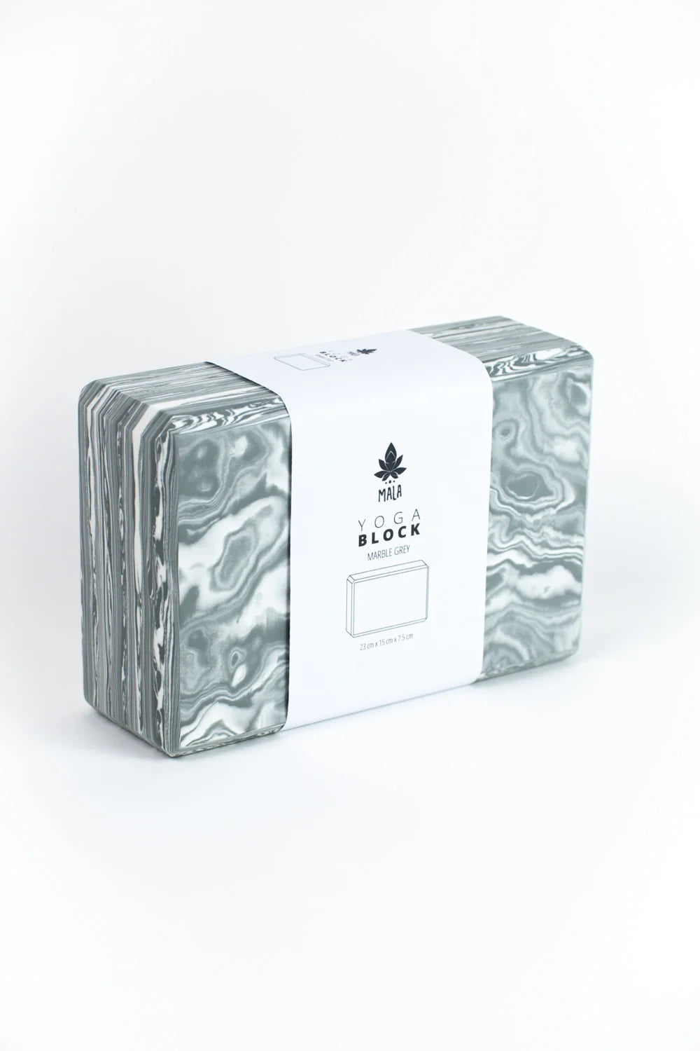 Yoga Block Marble Grey