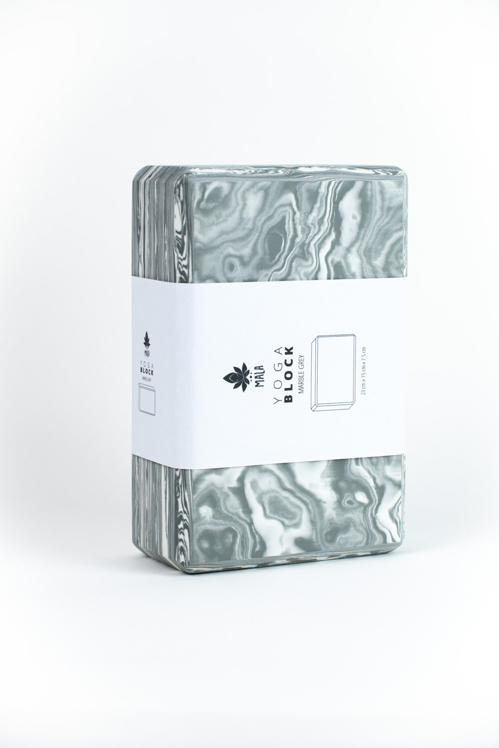 Yoga Block Marble Grey