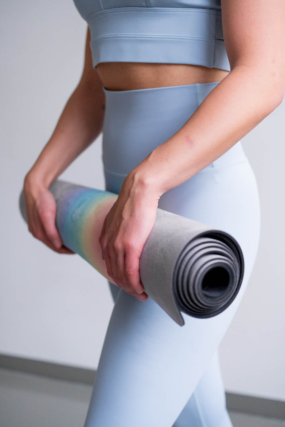 Mala HYBRID Yogamatte Rainbow Flow