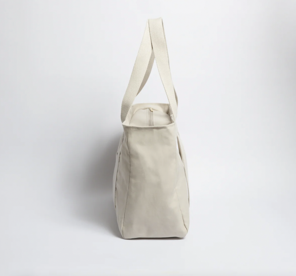 Yoga Tota Bag Sand - Tragestasche für Yogamatte aus 100% Biobaumwolle