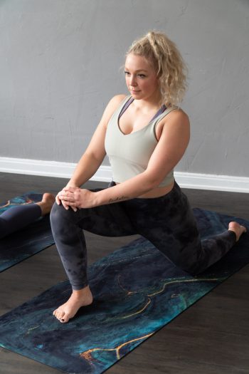 Mala HYBRID Yoga Mat <strong>Emerald Swirl</strong>