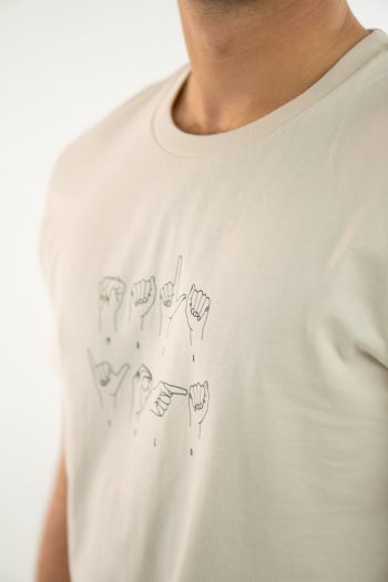 Mala Classic T-Shirt <strong>Sign Language</strong> Retro White