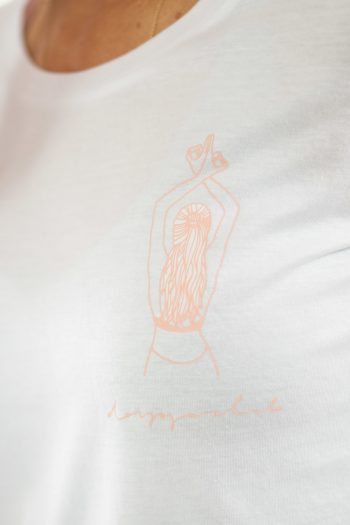 Mala Women's T-Shirt <strong>Yogini</strong> Weiß