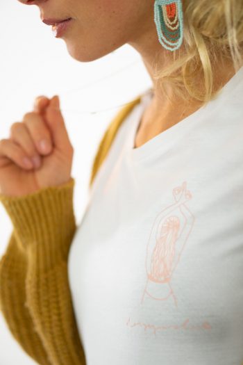 Mala Women's T-Shirt <strong>Yogini</strong> Weiß